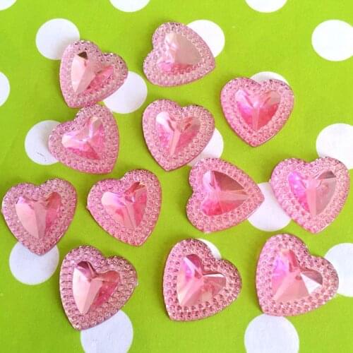 Hot30pcs large size 20mm pink AB water drill, flat peach acrylic diamond/clipbook/rhinestone buttons