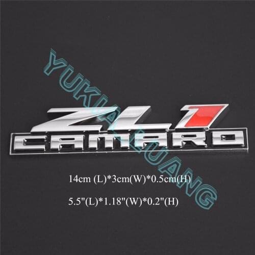 Chrome ZL1 Camaro Logo Emblem Alloy Badge for CRUZE AVEO EPICA MALIBU Chevrolet