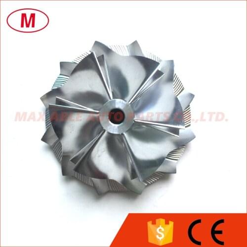 K16 5324-123-2206 High PerformanceTurbo Aluminum 2618/Milling/Billet compressor wheel 49.62/61.98mm 6+6 blades for 1855-970-0000