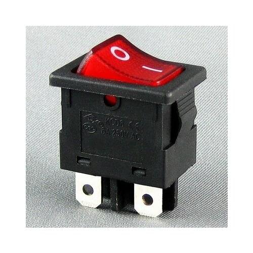 Ship switch KCD6 21N 4 feet with red light power switch 6A