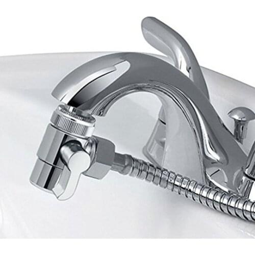 Kitchen Adapter Faucet Splitter Sink Valve Home Bathroom Water Tap Diverter Copper