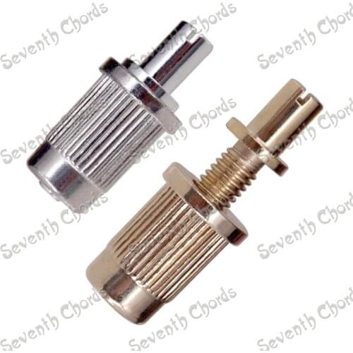2Pcs Electric Guitar Bridge accessories parts Studs Anchors Thread Diameter 6MM Chrome Gold for choose Musical instrument