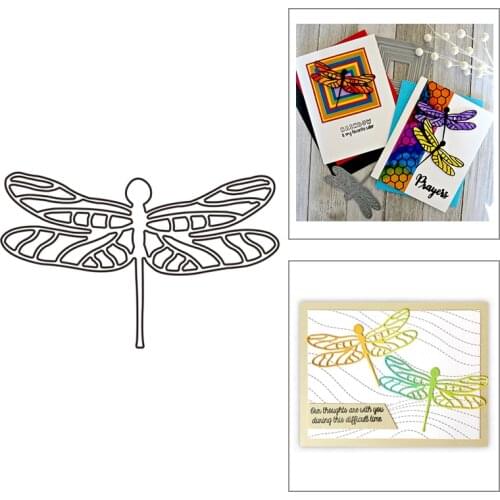 2021 New Animal Insect Dragonfly Metal Cutting Dies For DIY Craft Making Greeting Card Album Paper and Scrapbooking No Stamps