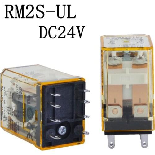 NEW relay RM2S-UL DC24V RM2S-UL-DC24V DC24V 24VDC 24V 5A 240VAC 8PIN