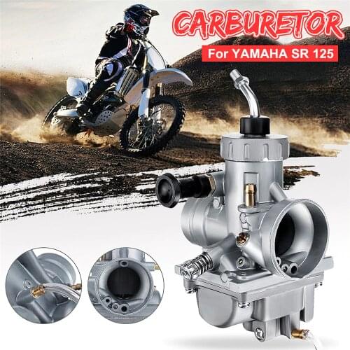 New Grey Metal Motorcycle Carburetor For YAMAHA SR 125 ALL Metal 2 Pins