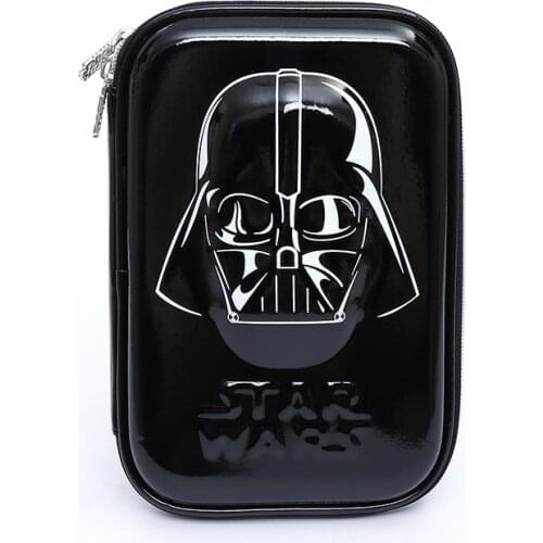 Star Wars Darth Vader Cartoon Pencil Case Student Children Large Capacity EVA Zipper Stationery Box Children Birthday Present