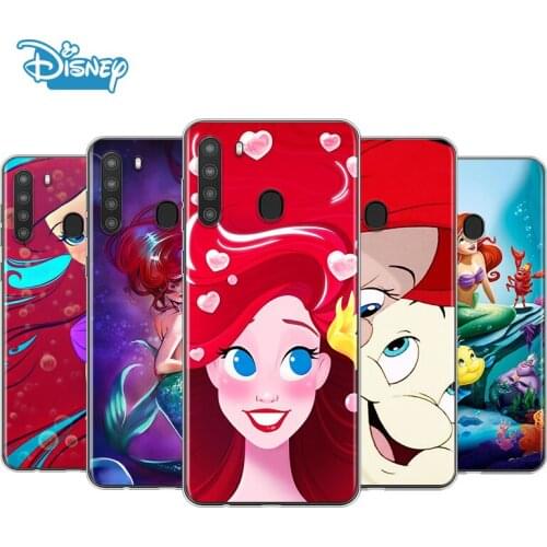 The Little Mermaid For Samsung A90 A80 A70 A70S A60 A50 A40S A30 A20 A10S A10E A10 A2 Core Transparent Phone Case