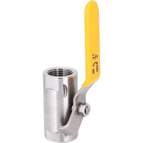 Ball Valve Wide Ball Valve Threaded All-Steel 201 Stainless Steel Mechanical Valve Industrial Accessory Electric Magnetic Valve