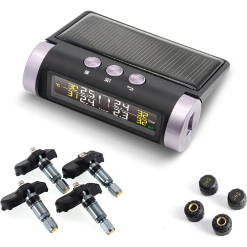 TPMS for Android CAR DVD Player GPS Navigation Car Tire Pressure Monitoring System with 4 Internal Tyre Sensors USB Interface