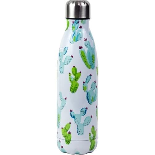 Kamplumbaa Cactus Pattern Steel Flask 700 ml