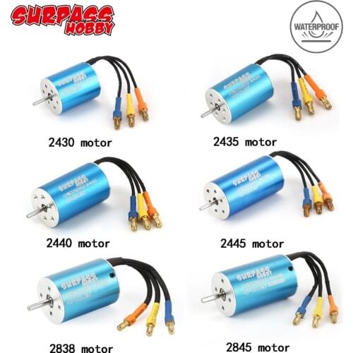 Waterproof 2430 2435 2440 2445 2838 2845 Brushless Motor for Wtloys Remo Hobby XLH Timaya Redcat 1/12 1/14 1/16 1/18 RC Car Boat