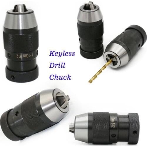 High quality B10 B12 B16 B18 B22 chuck collet JT6 chuck Self Tighten Keyless Drill Chuck for drilling machine Taper Drill Chuck