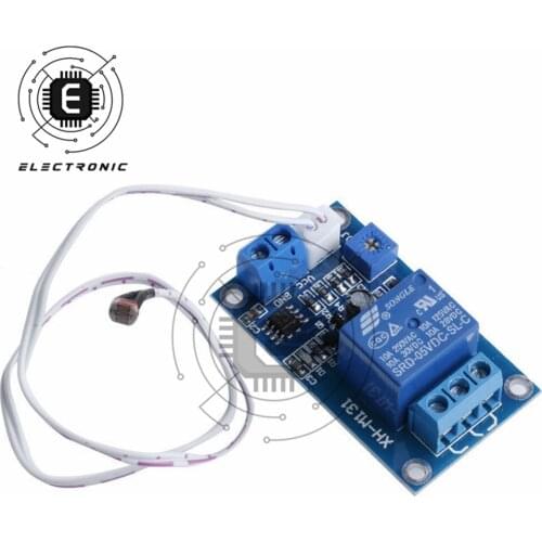 XH-M131 DC 5V / 12V Light Control Switch Photoresistor Relay Module Detection Sensor 10A Brightness Automatic Control Module