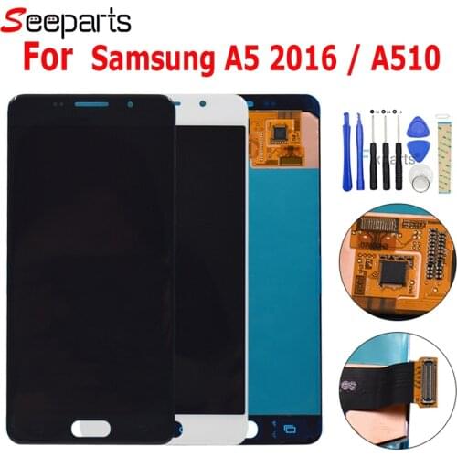 5.2" For Samsung A510 LCD Display Touch Screen Digitizer Assembly Replacement For Samsung Galaxy A5 2016 A510 LCD