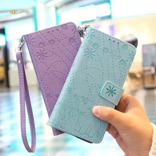 30pcs PU Leather Flip Wallet Case for Huawei Honor 8C Phone Cover Elephant Fireworks Case for Huawei Honor 7C Shell Coque
