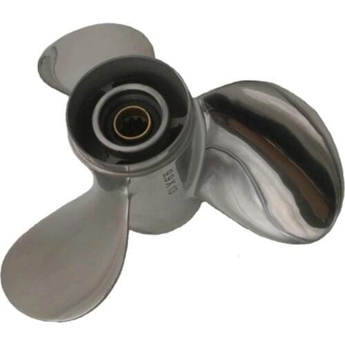 9.9x13 for 25HP-30HP for Tohatsu Outboard STAINLESS STEEL Propeller Tohatsu boat accessories marine propellers