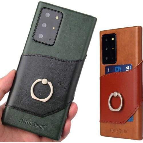 Genuine Real nature cow Leather Case For Samsung Galaxy Note 20 Ultra Back Cover Shell