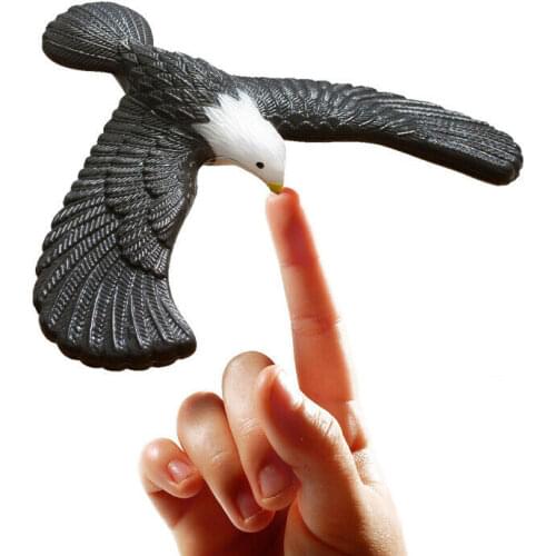 Balance Bird Balance Eagle Decompression Toys Desktop Decoration Black 14*18cm