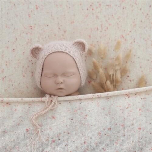 Baby Beanbag Covering Layer Backdrop Newborn Stretch Knit Wrap Blanket Set Photography Prop Baby Wrap