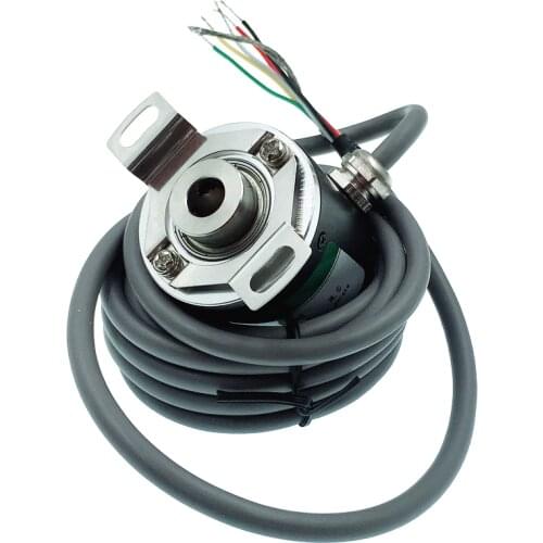 Hollow Shaft Photoelectric Rotary Encoder ZKP3808 2500 Pulse 2500 Line ABZ Three-phase 5-24V