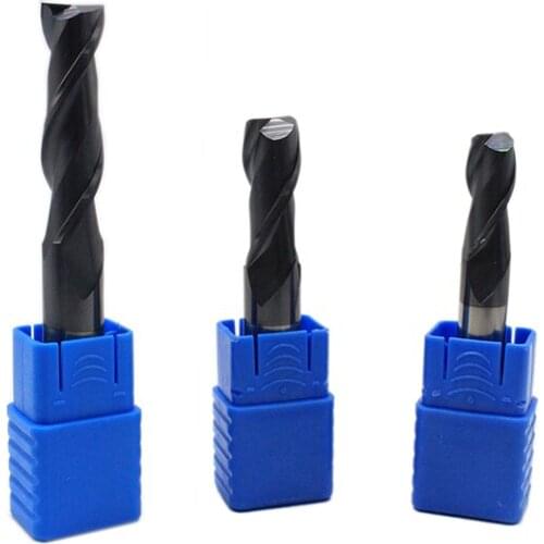 2 flute HRC50 14mm 16mm 18mm 20mm tungsten carbide flat square Flat end milling cutter spiral bit CNC