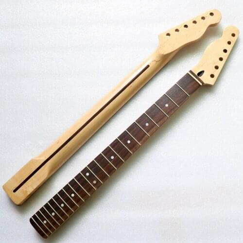 Highly engraved F Canadian Maple Rosewood Fingerboard Tele neck 22-Fret Left Hand Guitar Shaft