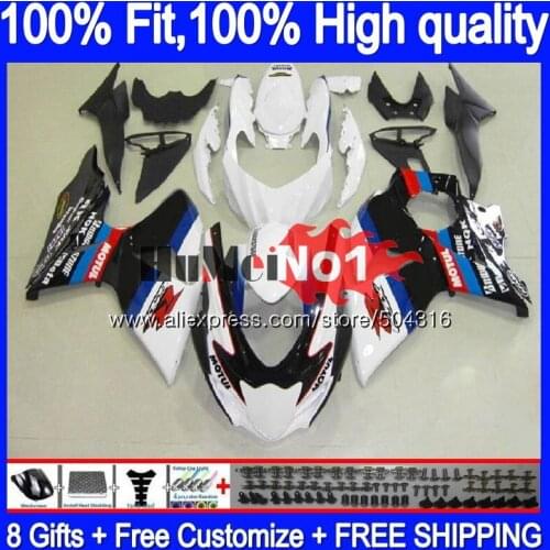 Injection For SUZUKI GSX-R1000 GSXR 1000 K9 23MC.9 White Black GSXR1000 2009 2010 2011 2012 2013 09 10 11 12 13 16 OEM Fairing