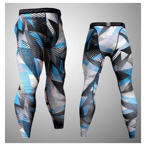 Camouflage Compression Pants Running Tights Men Soccer Training Pants Fitness Sport Leggings Men Gym Jogging Trousers Sportswear