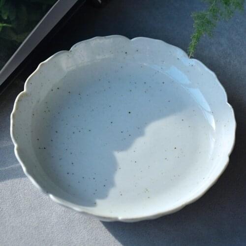 Ceramic Pots and The Pot of Chinese Dry-Bulb Disk, Gas, Water and Sand Glaze Small Tray Saucer Cha Dian Pan Fruit Plate Tea Tray