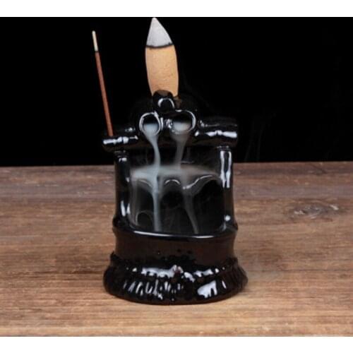 Creative Tower Ceramic Incense Burner Fragrance Holder Backflow Censer 12 Styles