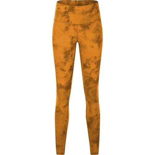 Autumn Winter High Quality Tie Dye Comfortable Fabrics Women Yoga Yoga Sexy High Waist Sweat Wicking Gym Running Sports Leggings