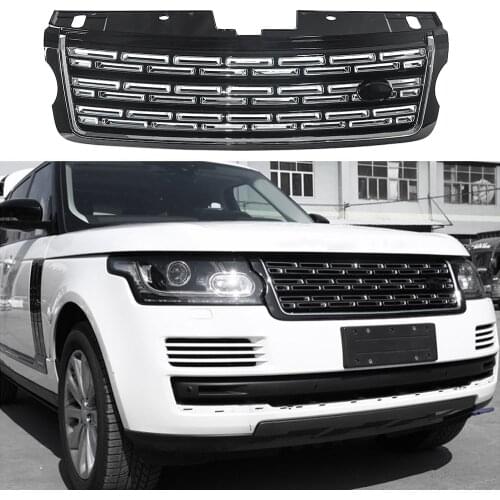 Modified Front Bumper For Range Rover Vogue 2013 2014 2015 2016 2017 Auto Grille Cover Front Racing Grills Side Plate