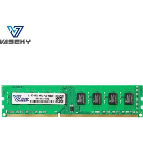 Vaseky Ram DDR3 8GB 1600 MHz Desktop Computer Rams Memory 240pin 1.5V sell 2GB/4GB/8GB New DIMM