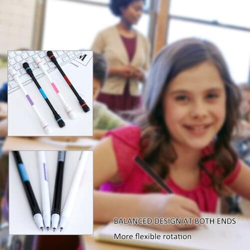 12 Pcs/Set 0.5mm Gel Pen Set Pens School Office Supply Hand Account Painting Stationery Pen Pressure Relief Spinning Pens