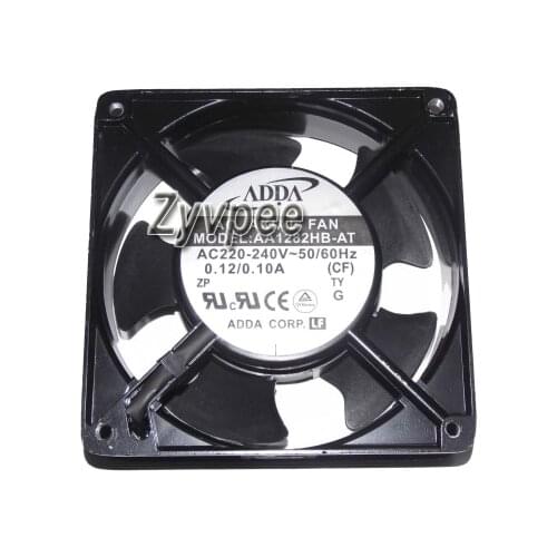 AC Axial Cooling Fan AA1282HB-AT 220/240V 50/60Hz 0.12/0.11A 120mm Cabinet Power Thermal Dissipation System