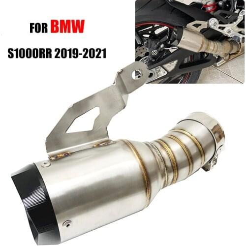 S1000RR Modified Exhaust Pipe Muffler Stainless Steel For BMW S1000RR S1000 RR S 1000RR 2019 2020 2021 Motorcycle