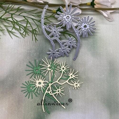 New Flower branches Metal Cutting Dies Stencils For DIY Scrapbooking Decorative Embossing Handcraft Die Cutting Template