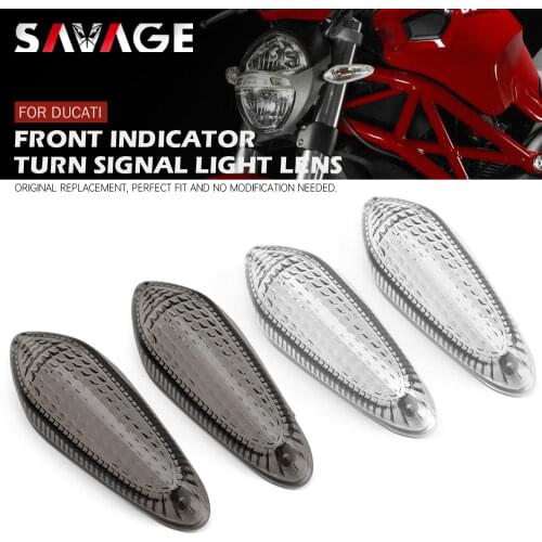 Turn Signal Light Lens For DUCATI MONSTER 695 696 796 797 1100/S/EVO 1200/R Streetfighter 848/1098 S Motorcycle Lamp Housing