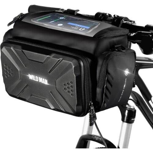 Waterproof GS6 Bicycle Bag EVA Hard Electric Scooter Heads Bag Folding Bikes Camera Bag Handlebar Bag 4L Large Capacity Bag