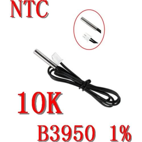 Waterproof NTC temperature sensor 10K B3950 1% accuracy NTC thermistor 10K B3950 1% negative temperature controller NTC10K-3950