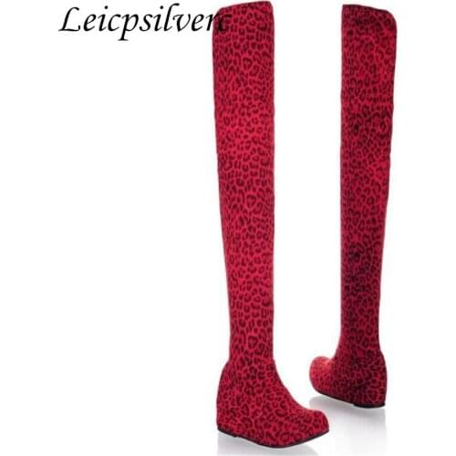 Women Long Flat Boots Over The Knee Boots High Leg Fashion Ladies Low Heels brand Thigh High boots for women black Nysiani