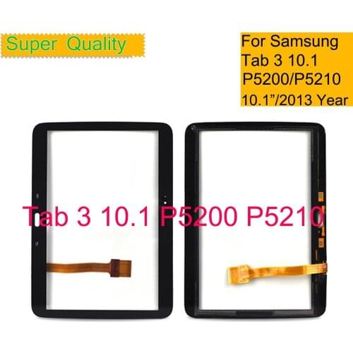 10Pcs/Lot For Samsung Galaxy Tab 3 10.1 P5200 P5210 Touch Screen Digitizer Panel Sensor P5200 Front Outer Glass Replacement