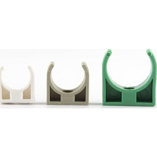 20pcs 16/20/25/32mm PVC Pipe Card Support Card Fixed Card Pipe Clamp 1/2'' 3/4'' 1''Water Pipe Fittings Agriculture Garden Tools