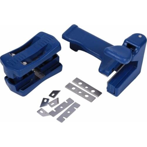 Promotion! 2Pcs/Set Double Edge Laminate Trimmer Woodworking PVC Edge Banding Machine Tool