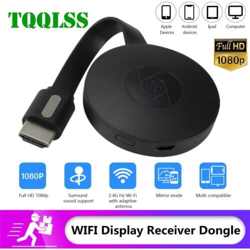 1080P Wireless WiFi Display Dongle TV Stick Video Adapter Airplay DLNA Screen Mirroring Share For IOS Phone Android Phone to TV