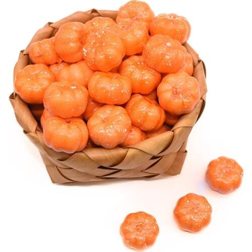 25/50pcs Mini Halloween Artificial Foam Pumpkin Fake Vegetable Simulation DIY Craft Home Birthday Party Wedding Decor supplies