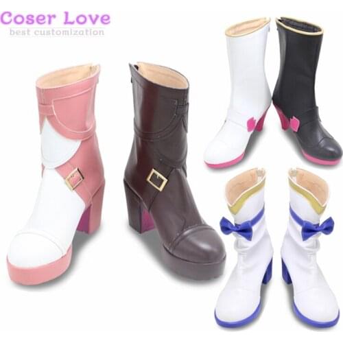 Uma musume Pretty Derby Grass Wonder Symboli Rudolf Sakura Bakushin Cosplay Shoes Boots Halloween Christmas Shoes