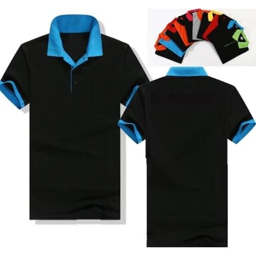 Summer Custom Polo Shirt Company Own Logo by Embroidery/Digital/ silk Printing DIY Logo Service company/hotel/Staff uniforms Top
