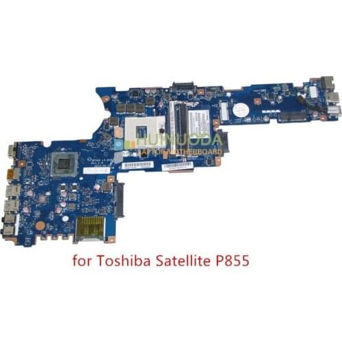 NOKOTION New K000135160 For Toshiba Satellite P850 P855 Laptop Motherboard QFKAA LA-8392P DDR3 HD4000 support I7 Main board