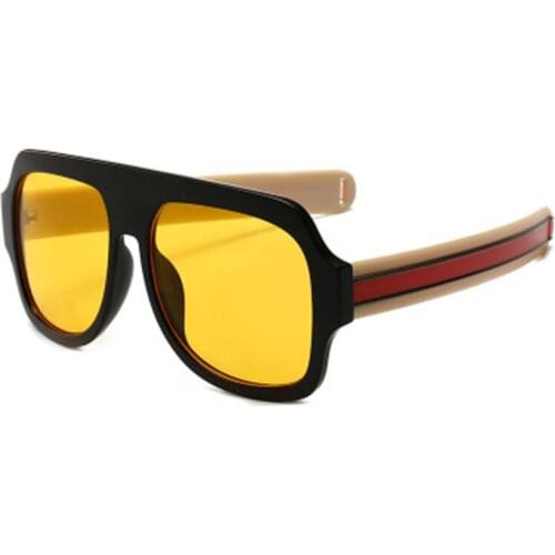 Fashion Modern Oversized Shades Sunglasses Women 2020 Square Big Frame Women Men Sun Glasses